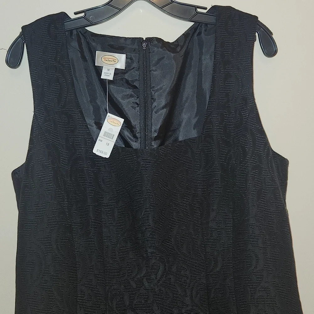 Talbots Black Dress Size 18 - Picture 4 of 8